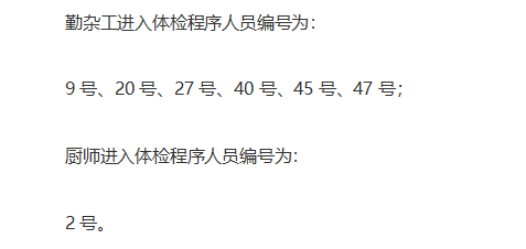 海安市实验小学教育集团关于食堂后勤人员招聘考核进入体检程序人员公告